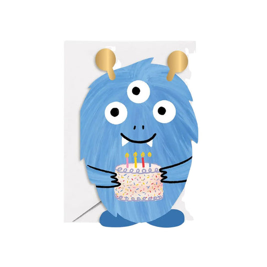 Die Cut Monsterously Fun Birthday Card