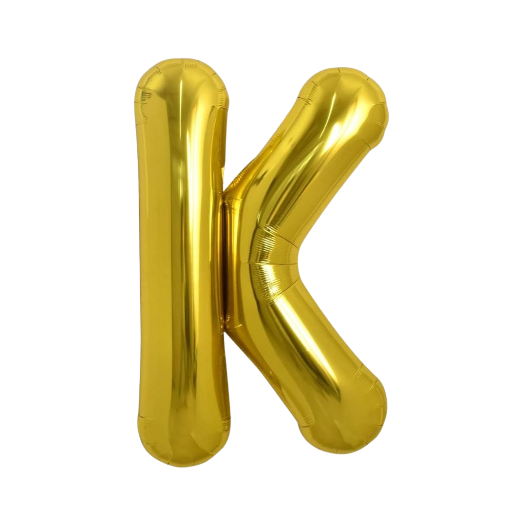 Gold Mylar Letter