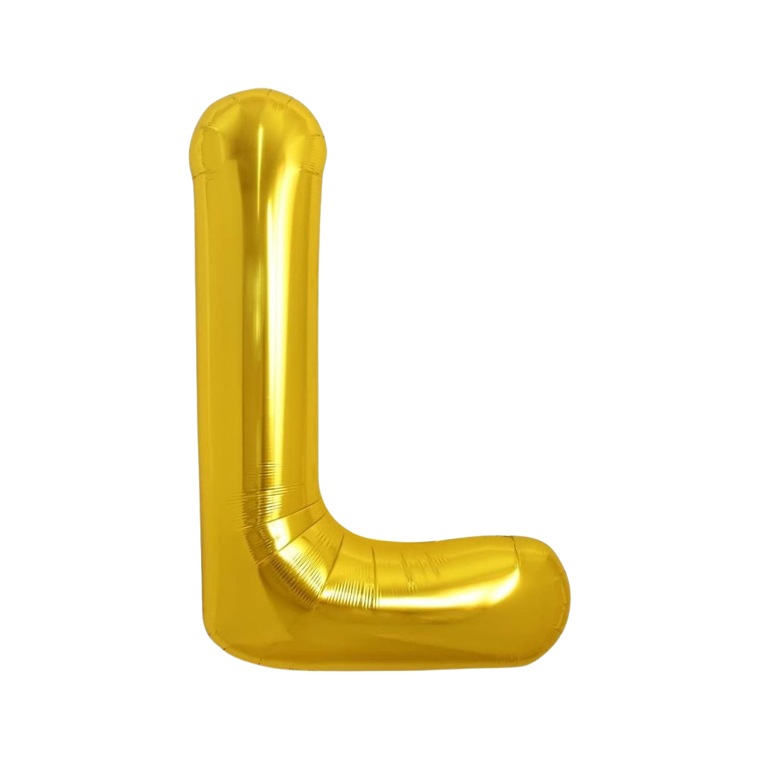 Gold Mylar Letter