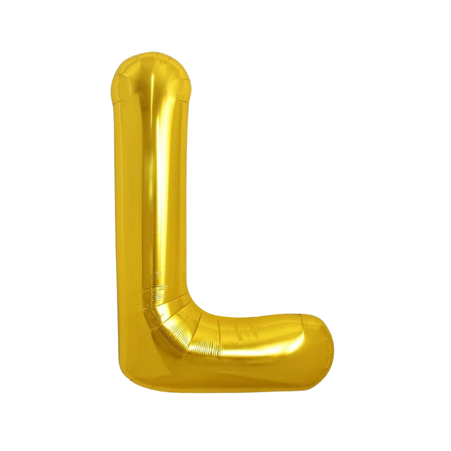 Gold Mylar Letter