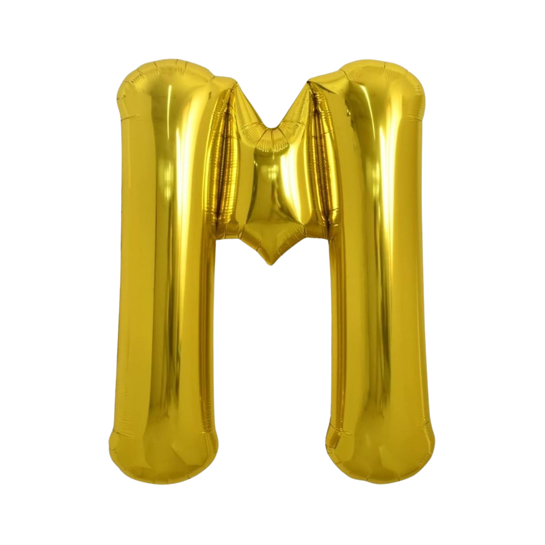 Gold Mylar Letter