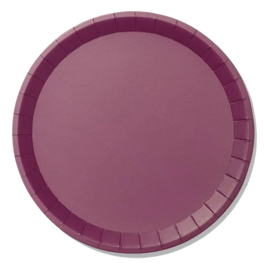Plum Paper Party Plates