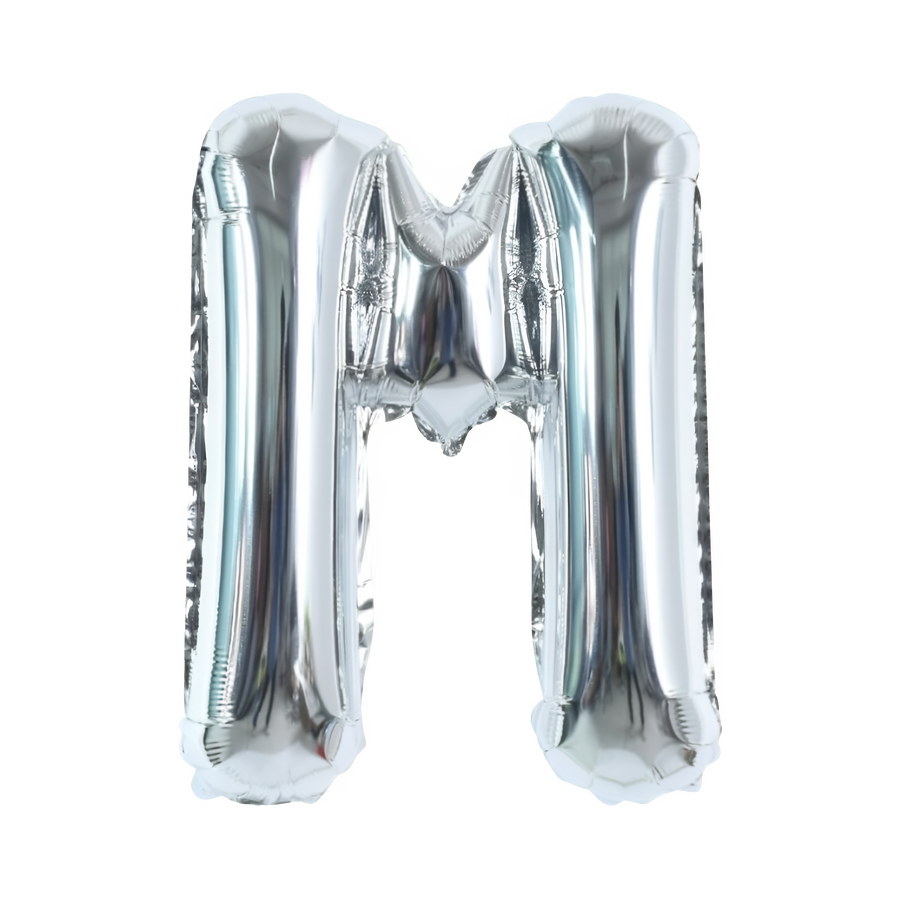 Silver Mylar Letter