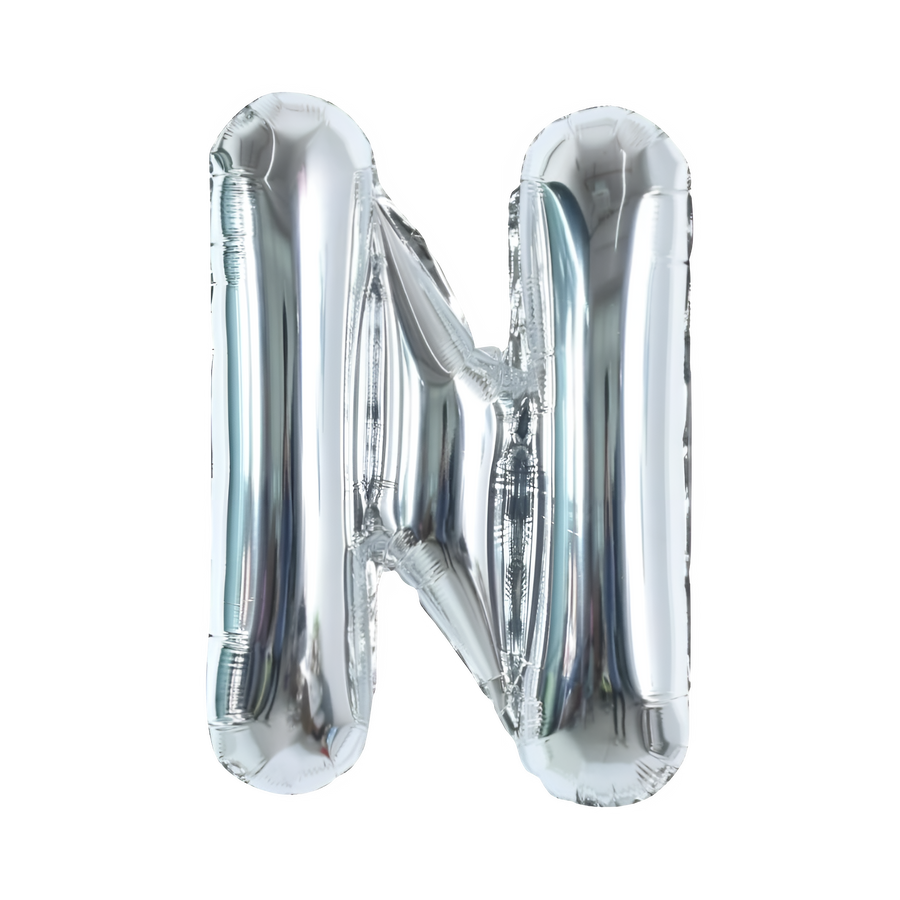 Silver Mylar Letter