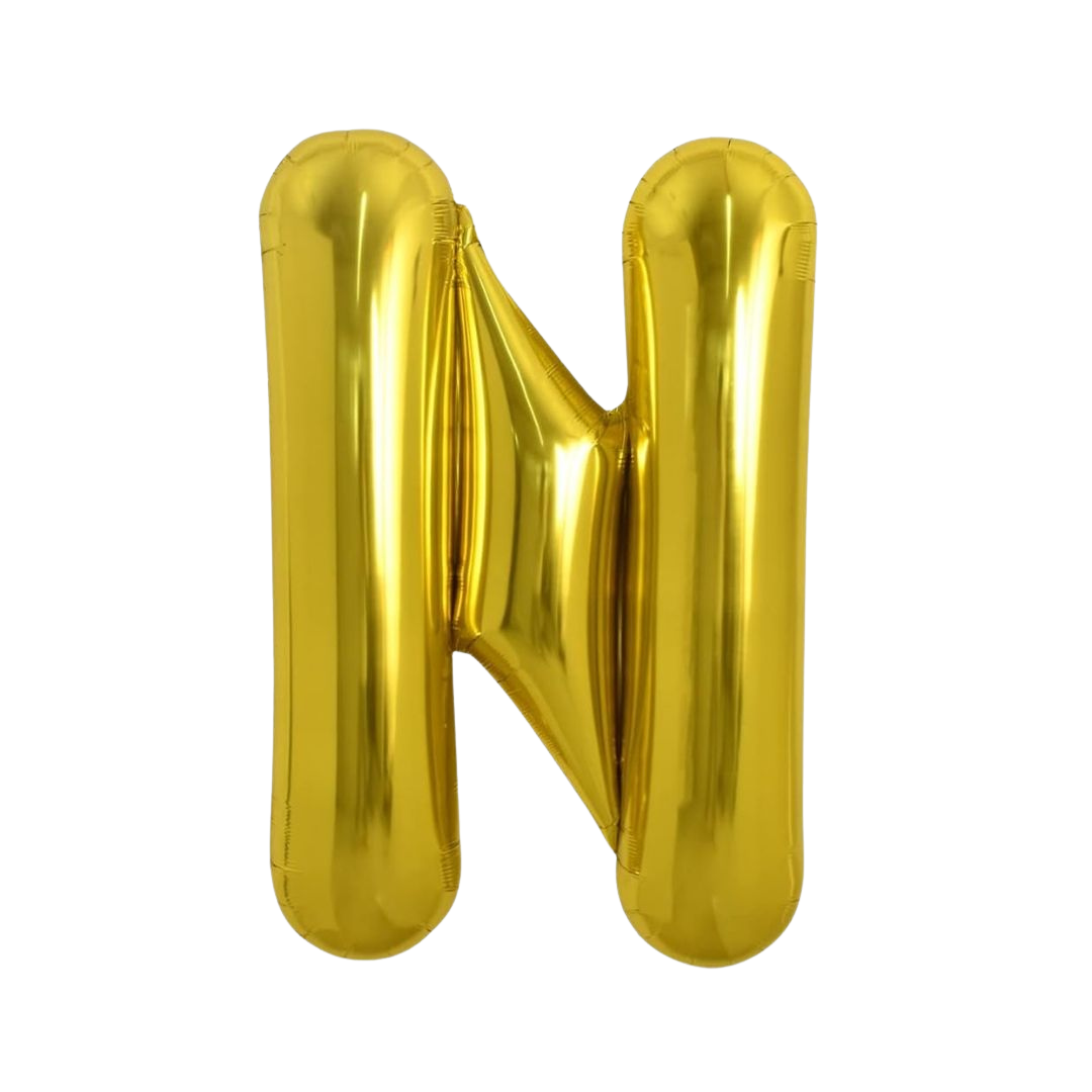 Gold Mylar Letter