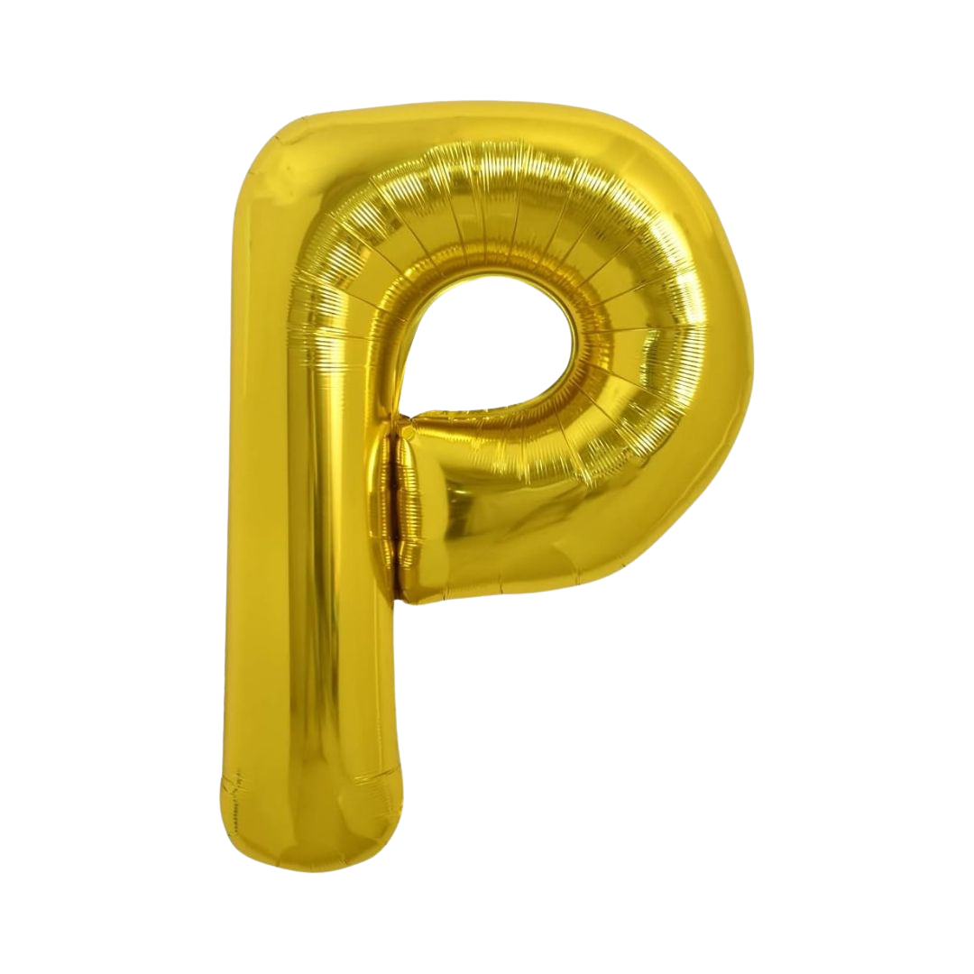 Gold Mylar Letter