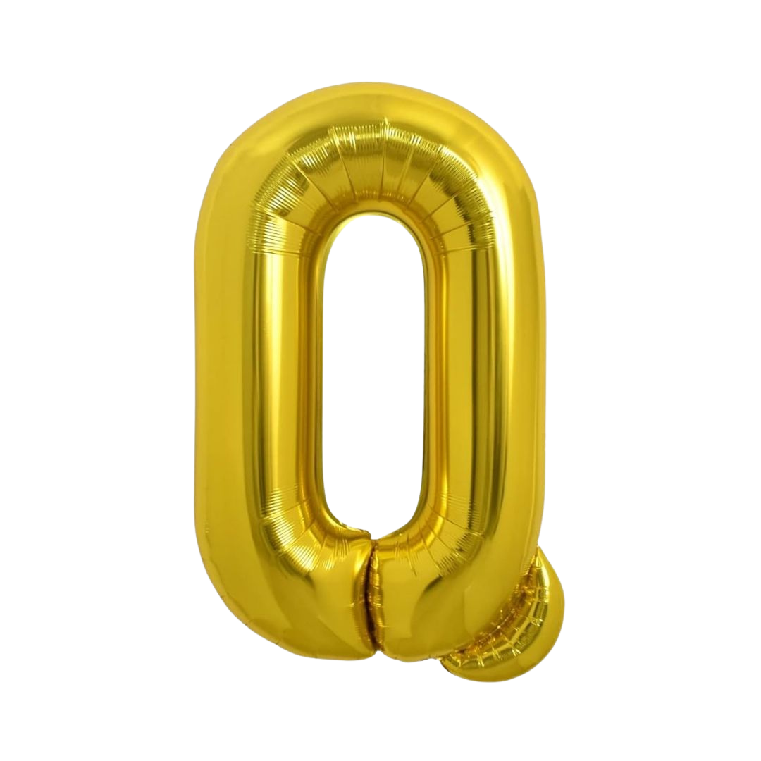 Gold Mylar Letter