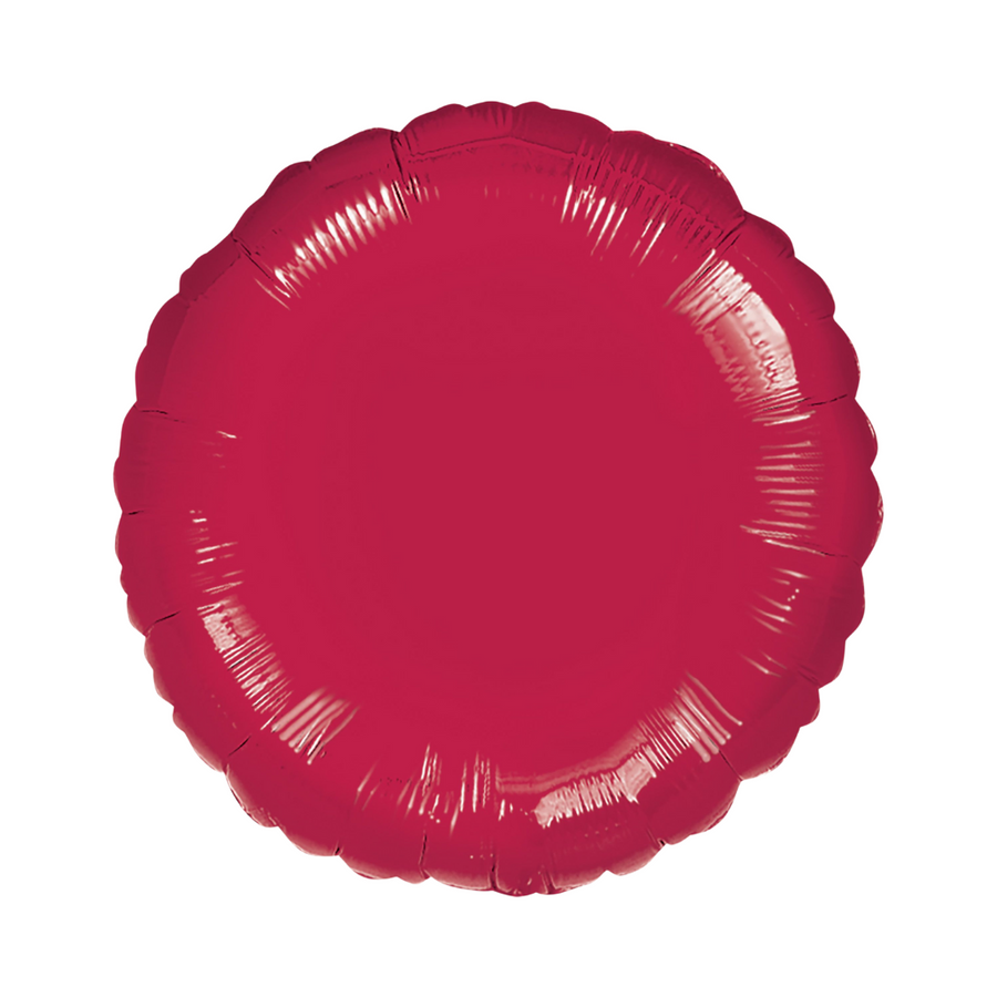 Burgundy Circle Balloon