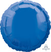 18" Dark Blue Circle Balloon