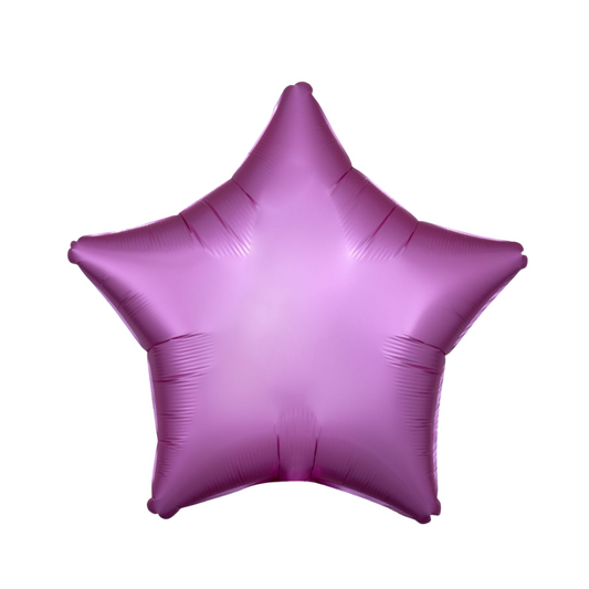 18" Flamingo Pink Star Balloon