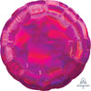 18" Iridescent Magenta Circle Balloon