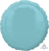 18" Iridescent Pearl Light Blue Circle Balloon