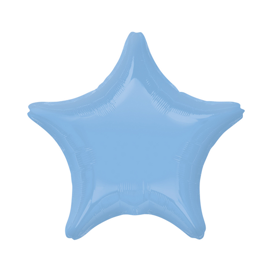 18" Pastel Blue Star Balloon