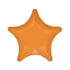18" Vibrant Orange Star Balloon