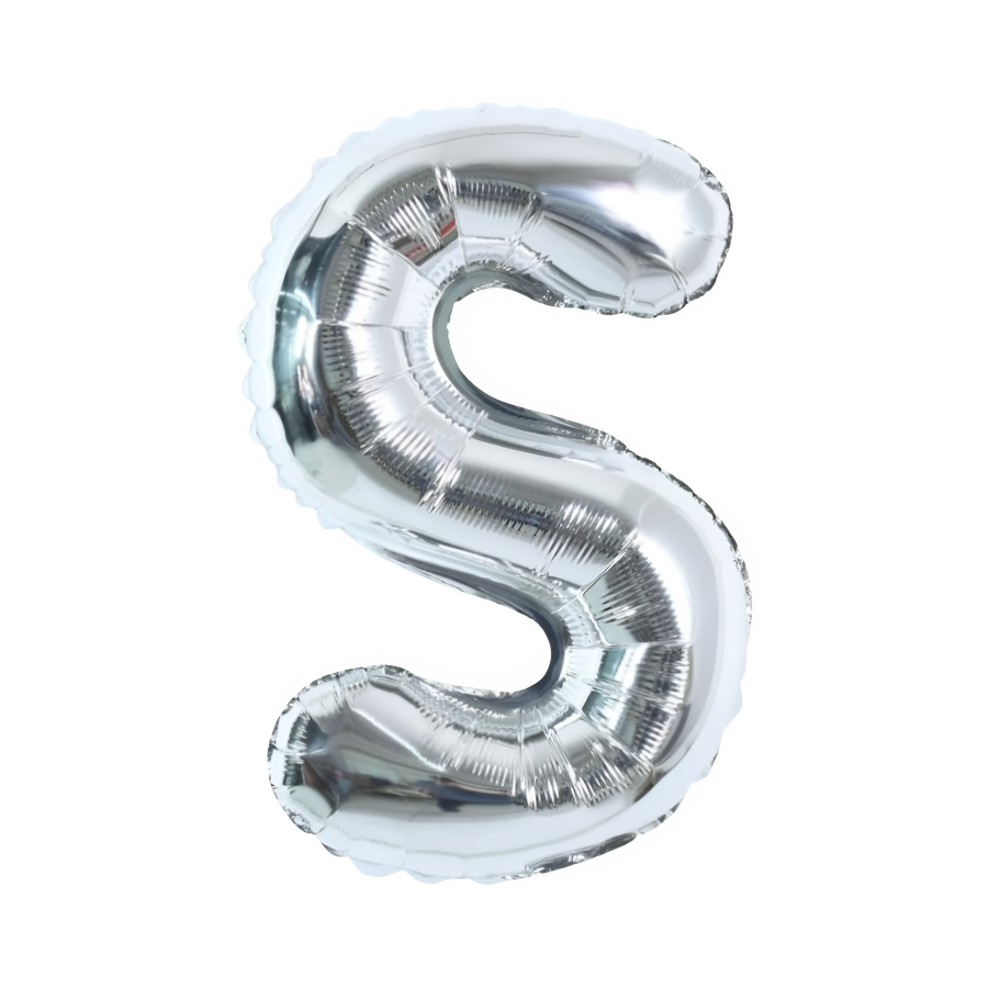 Silver Mylar Letter