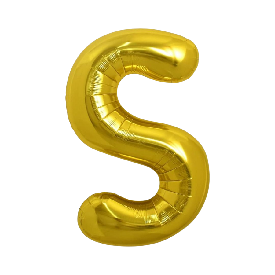 Gold Mylar Letter