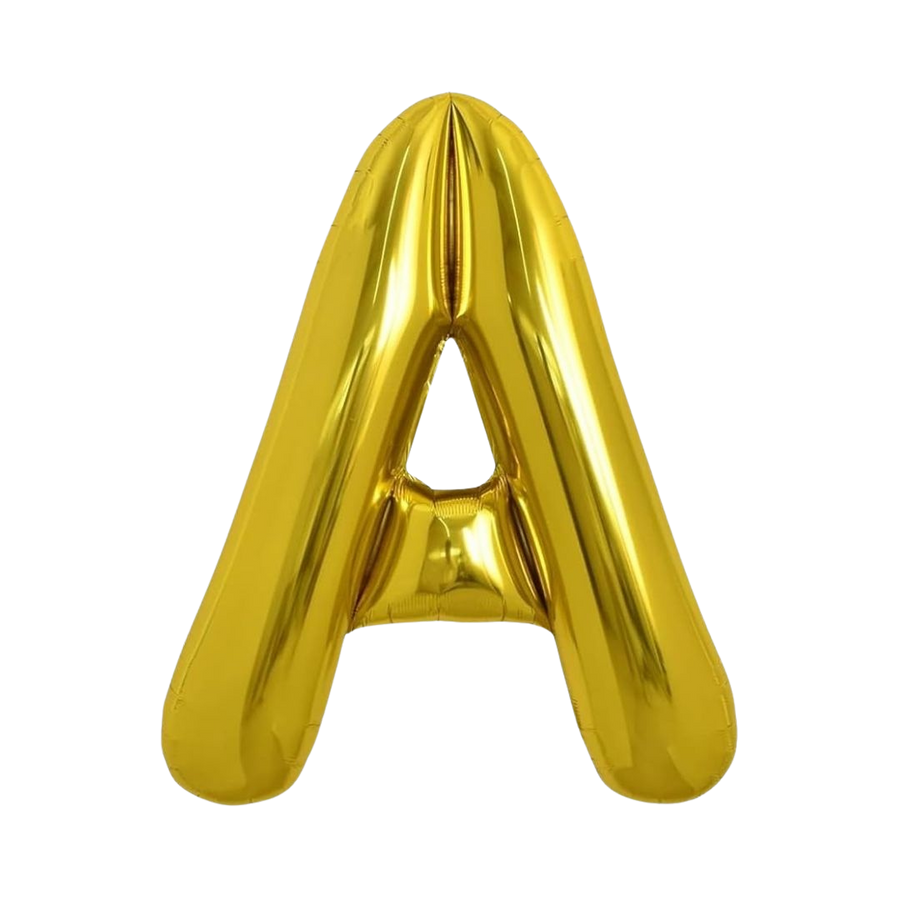 Gold Mylar Letter