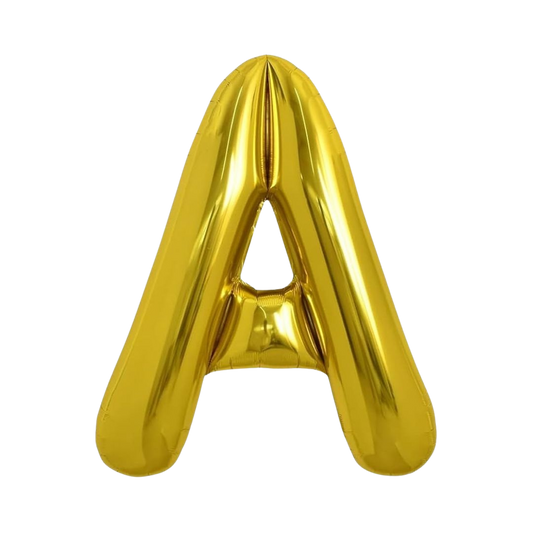Gold Mylar Letter