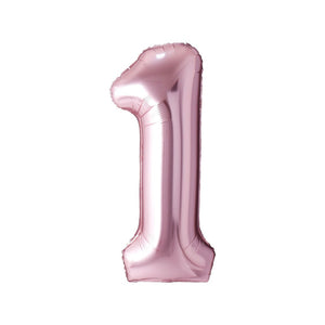 Rose Gold Mylar Numbers
