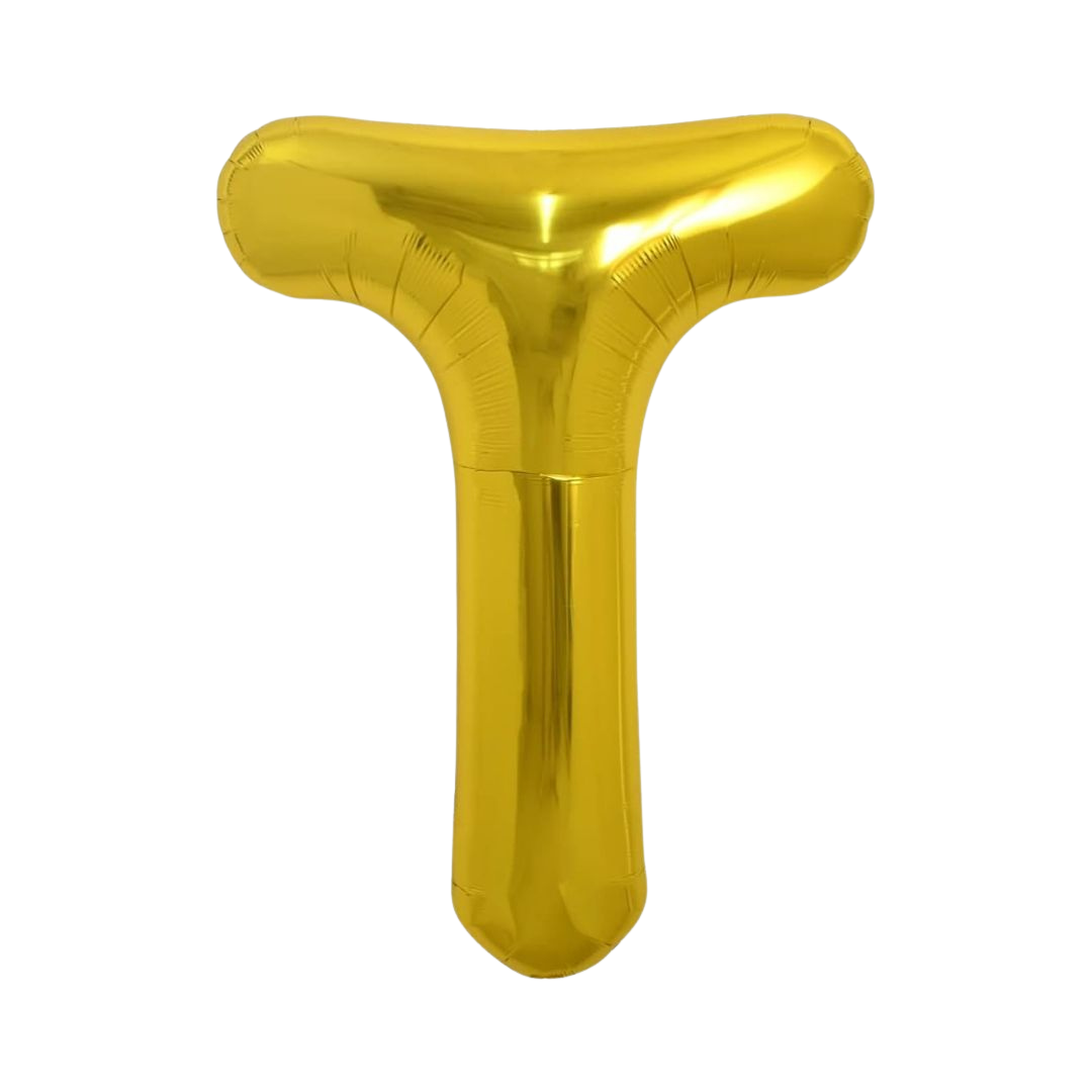 Gold Mylar Letter