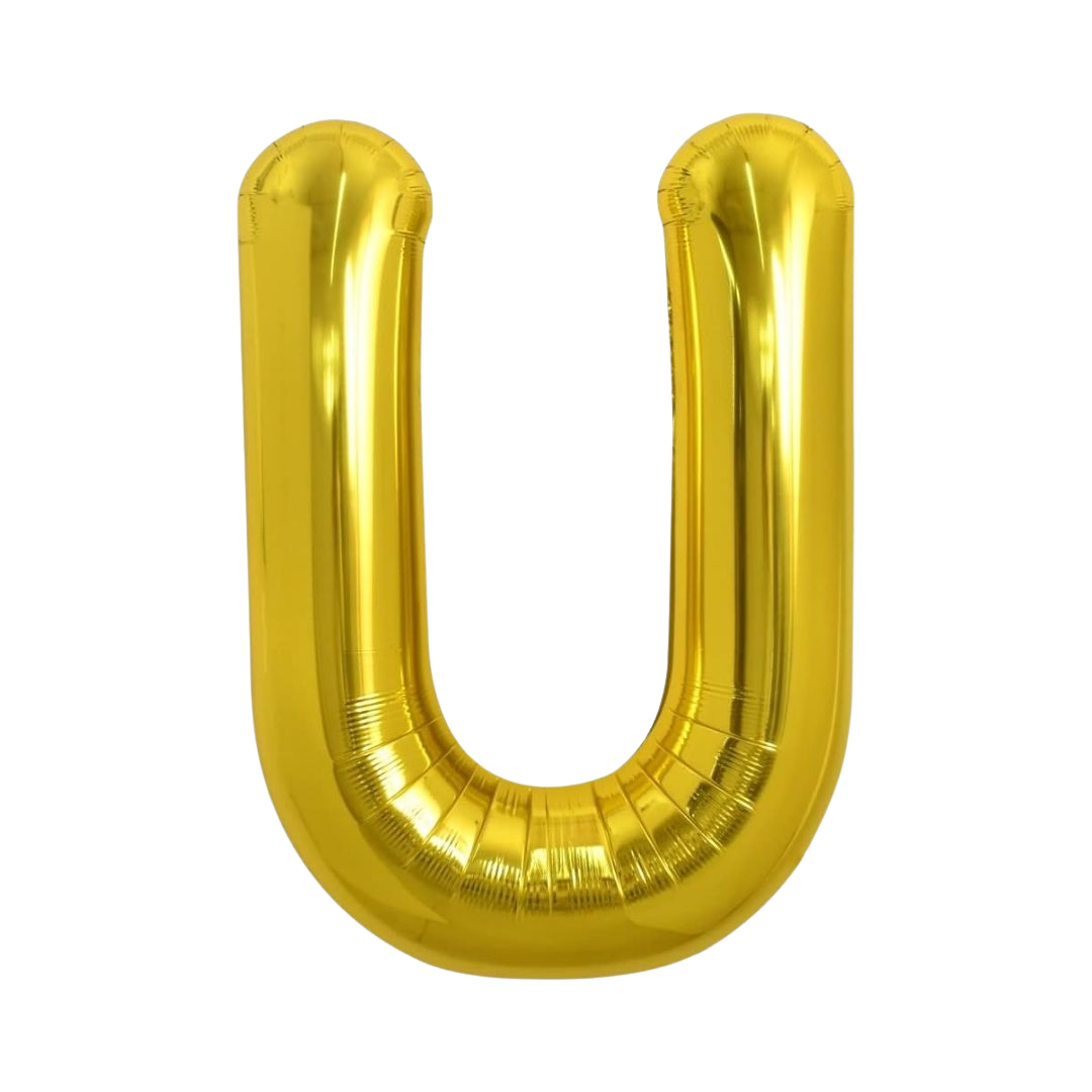 Gold Mylar Letter