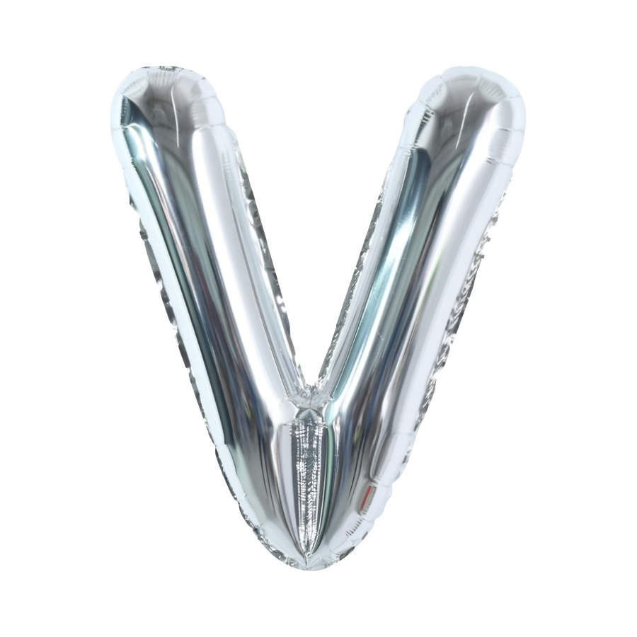 Silver Mylar Letter