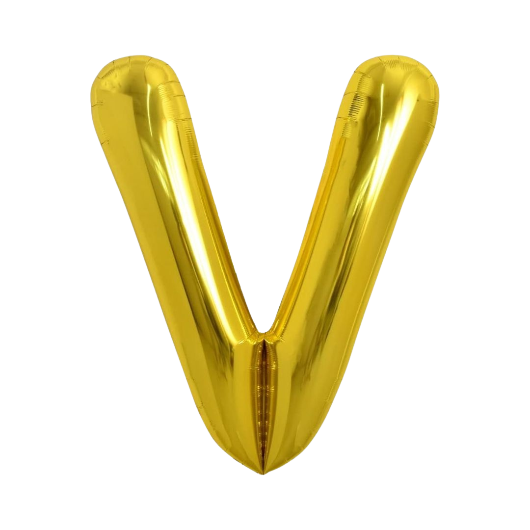 Gold Mylar Letter
