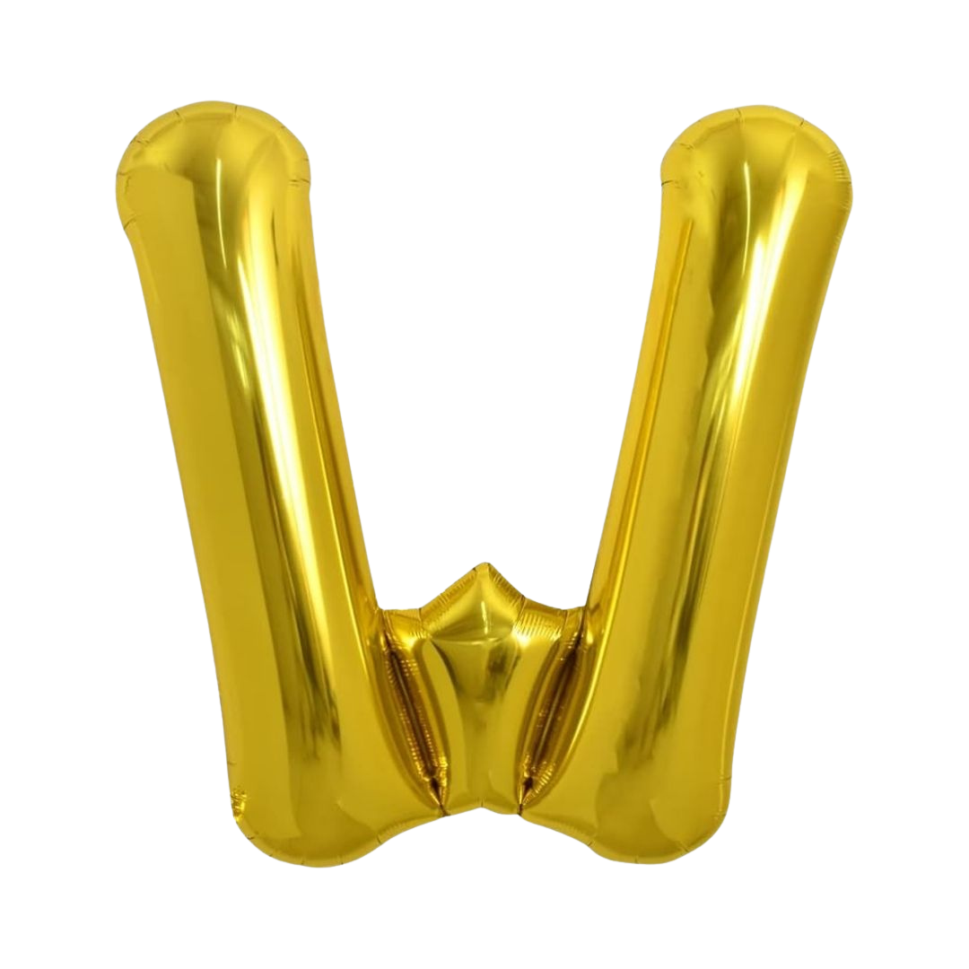 Gold Mylar Letter
