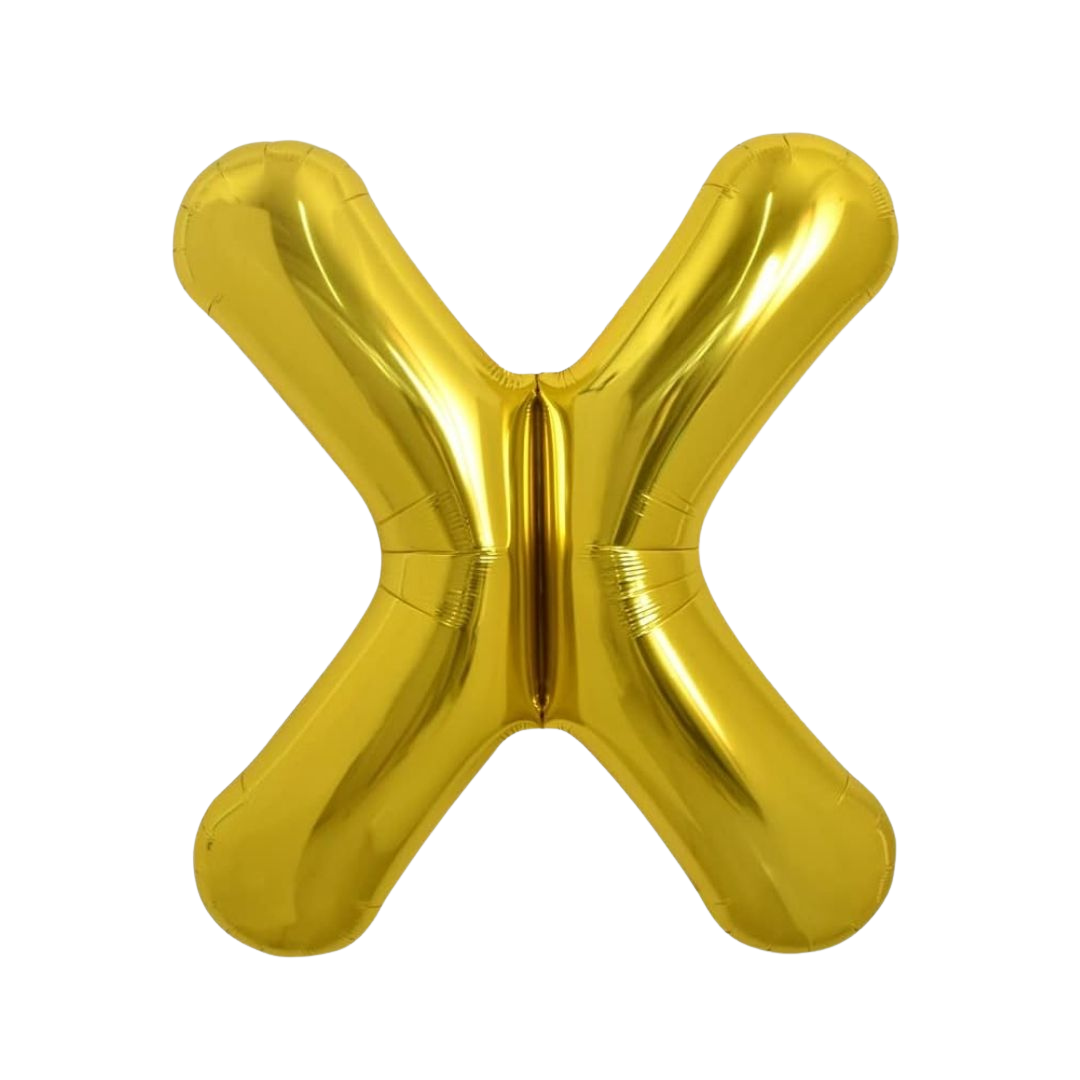 Gold Mylar Letter