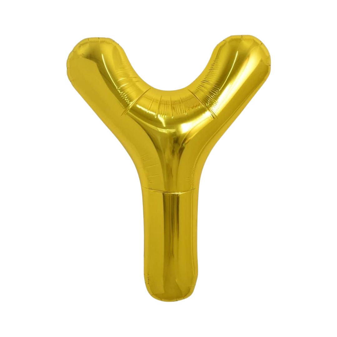 Gold Mylar Letter