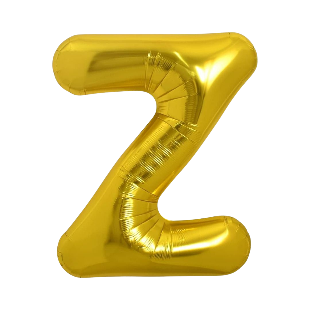 Gold Mylar Letter
