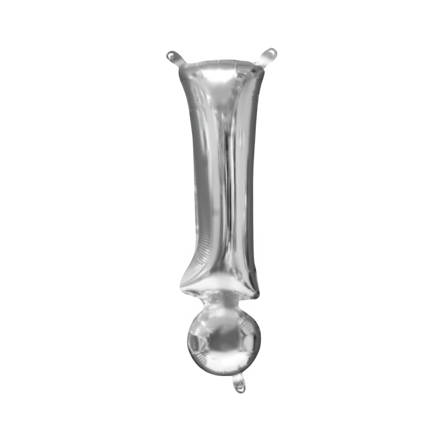 Silver Mylar Letter