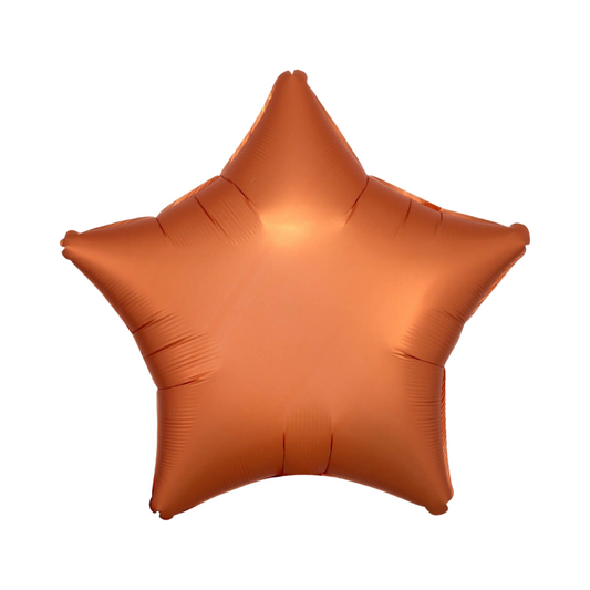 18" Satin Luxe Amber Star Balloon