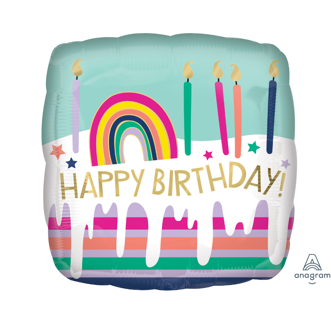 Cake Balloon Happy Birthday