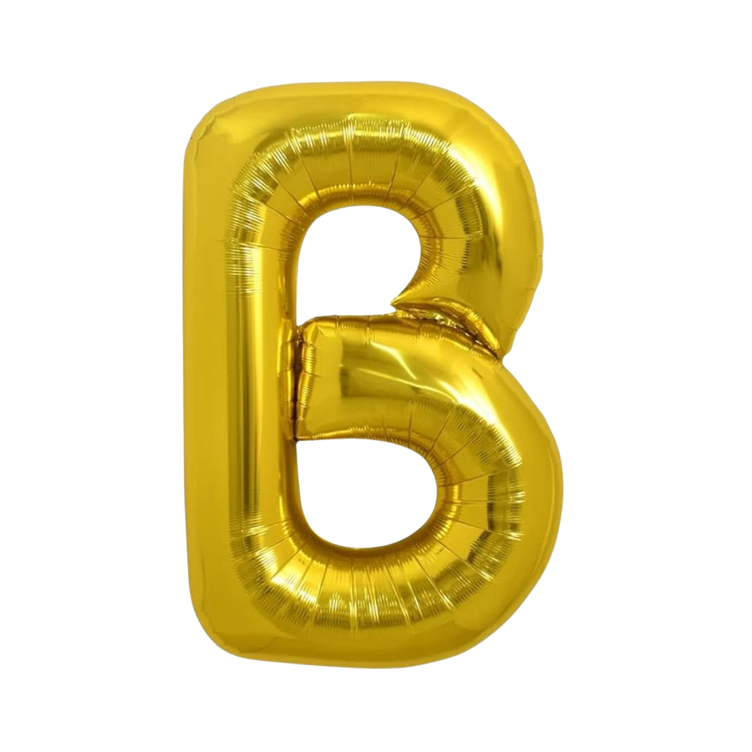 Gold Mylar Letter
