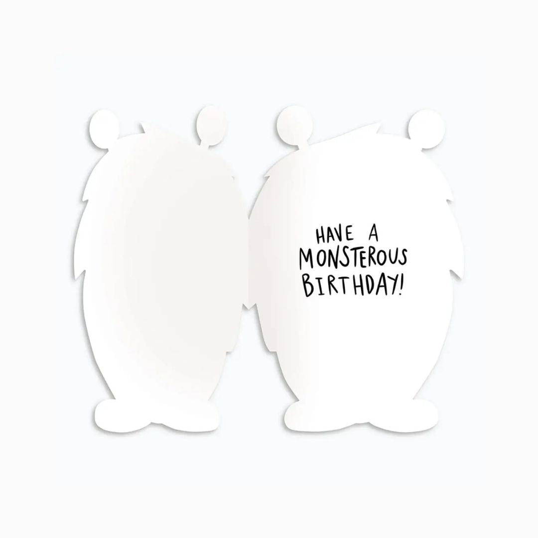 Die Cut Monsterously Fun Birthday Card