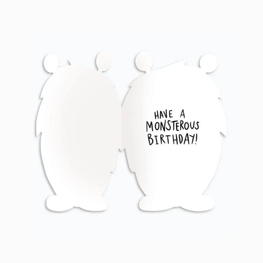 Die Cut Monsterously Fun Birthday Card