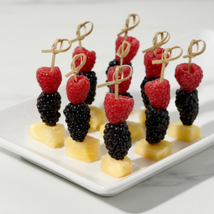 Party Disposable Knotted Bamboo Appetizer Picks - Asst Sizes