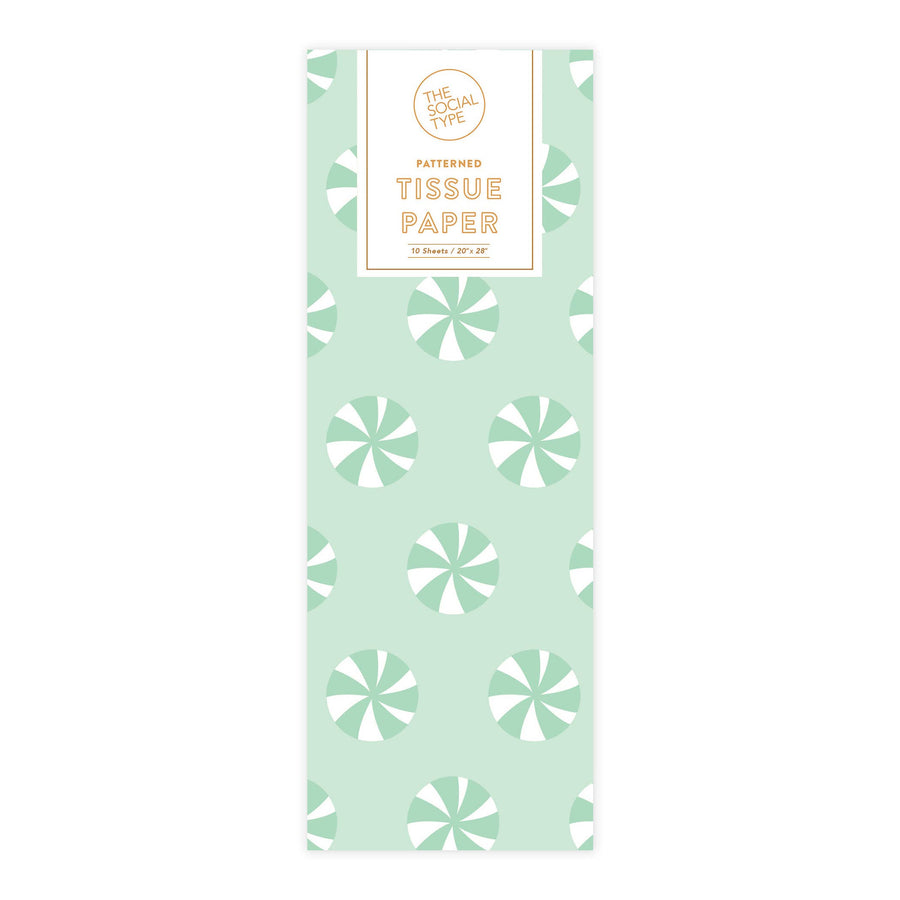 Peppermint Holiday Tissue Paper