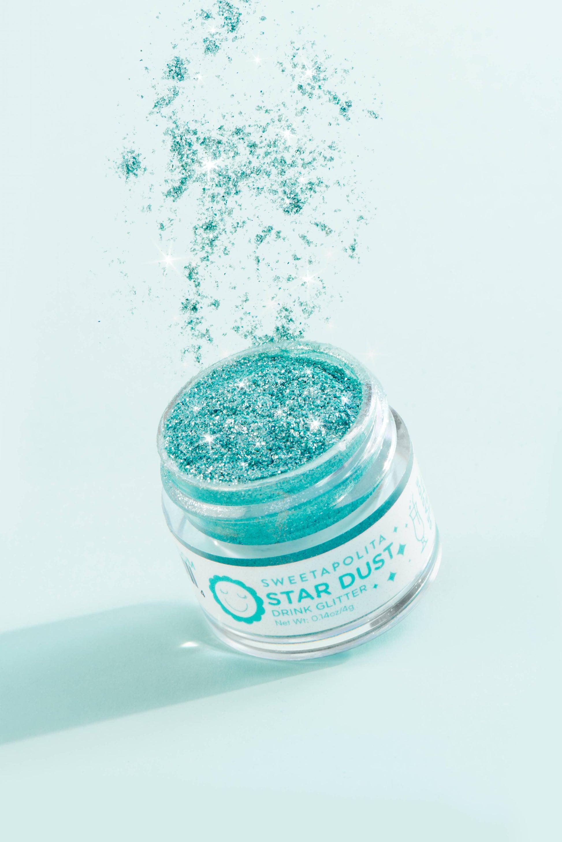 SEASIDE TEAL | Star Dust Edible Drink Glitter 4g jar