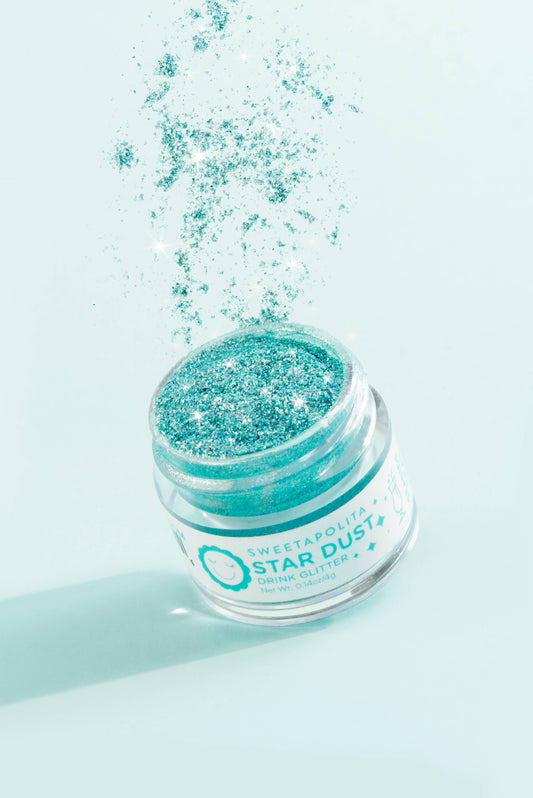 Seaside Teal Edible Drink Glitter