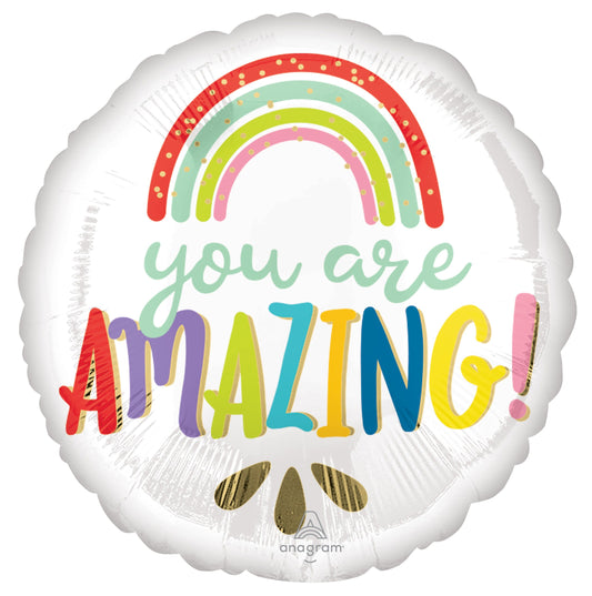 You Are Amazing Rainbow Balloon