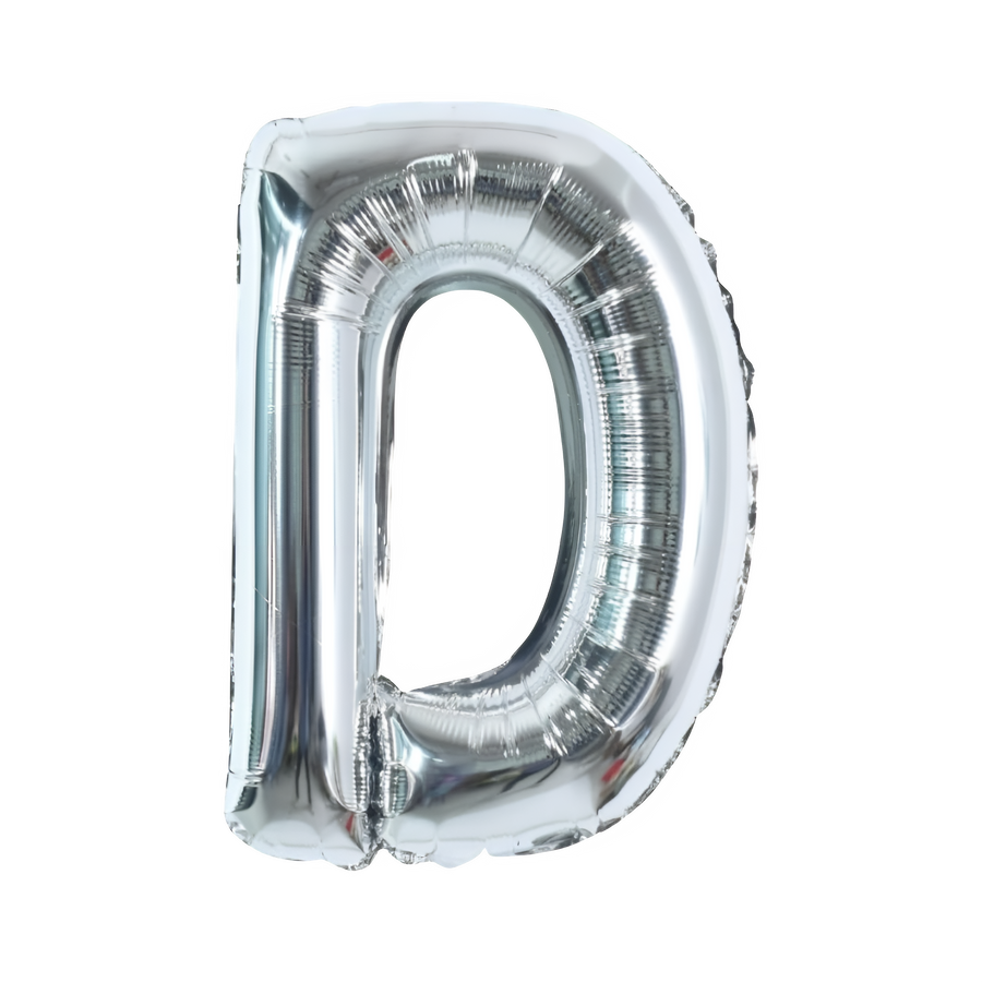 Silver Mylar Letter