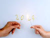 Mini 4" Gold Number Sparkler Wand Card - Singles