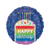 Rainbow Slice Happy Birthday Balloon
