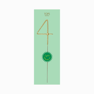 Mini Gold Number Sparkler Wand