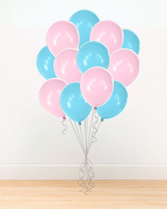Helium Bundle (12pcs) - Gender Reveal