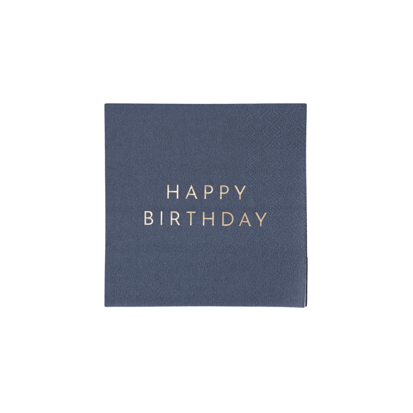 Midnight Blue Birthday Napkins