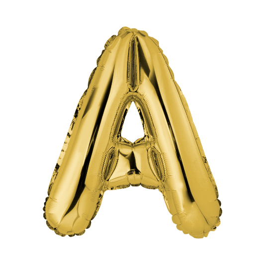 Gold Mylar Letter