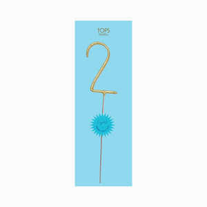 Mini Gold Number Sparkler Wand